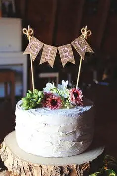 Girl Flower Cake