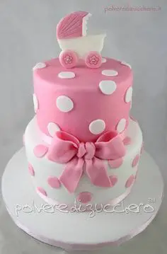 Polka Dot Pink Cake